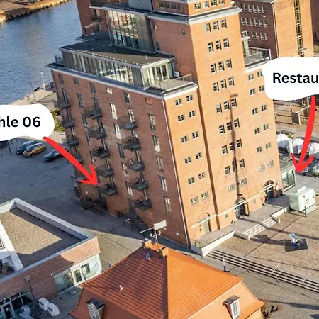 Meehrflair Ohle06 Alter Hafen Mit Balkon Im Historischen Ohlerich Speicher Apartman Wißmar